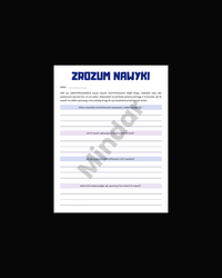 Przestań Overthinkować! - Praktyczny Zeszyt Ćwiczeń (wersja fizyczna)