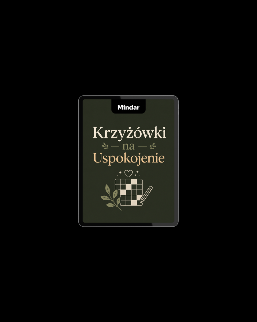 Krzyżówki na Uspokojenie - 20 tematycznych krzyżówek do wyciszenia umysłu